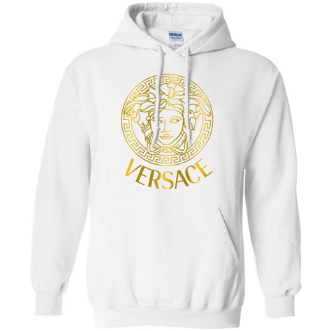 versace women's hoodie with golden zip|Women's Versace Hoodies .